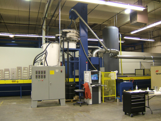 Wheelabrator Pass Through Machine